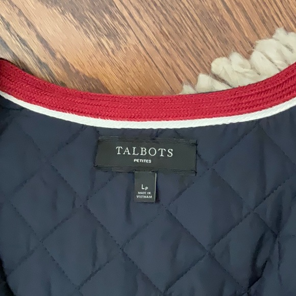 Talbot’s Women’s Reversible ZipUp Jacket. Size Petites Large - Picture 2 of 5